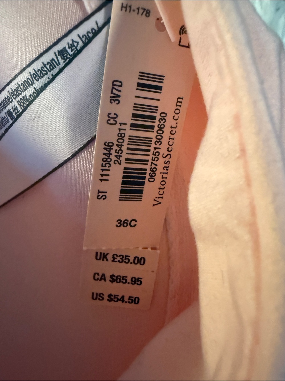 Peach Lace-Back front closure T-Shirt Bra 36C
NWT - Picture 5 of 9